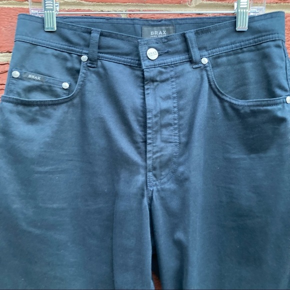 Brax feel good black men pants size 32 classic five pockets - Picture 3 of 16